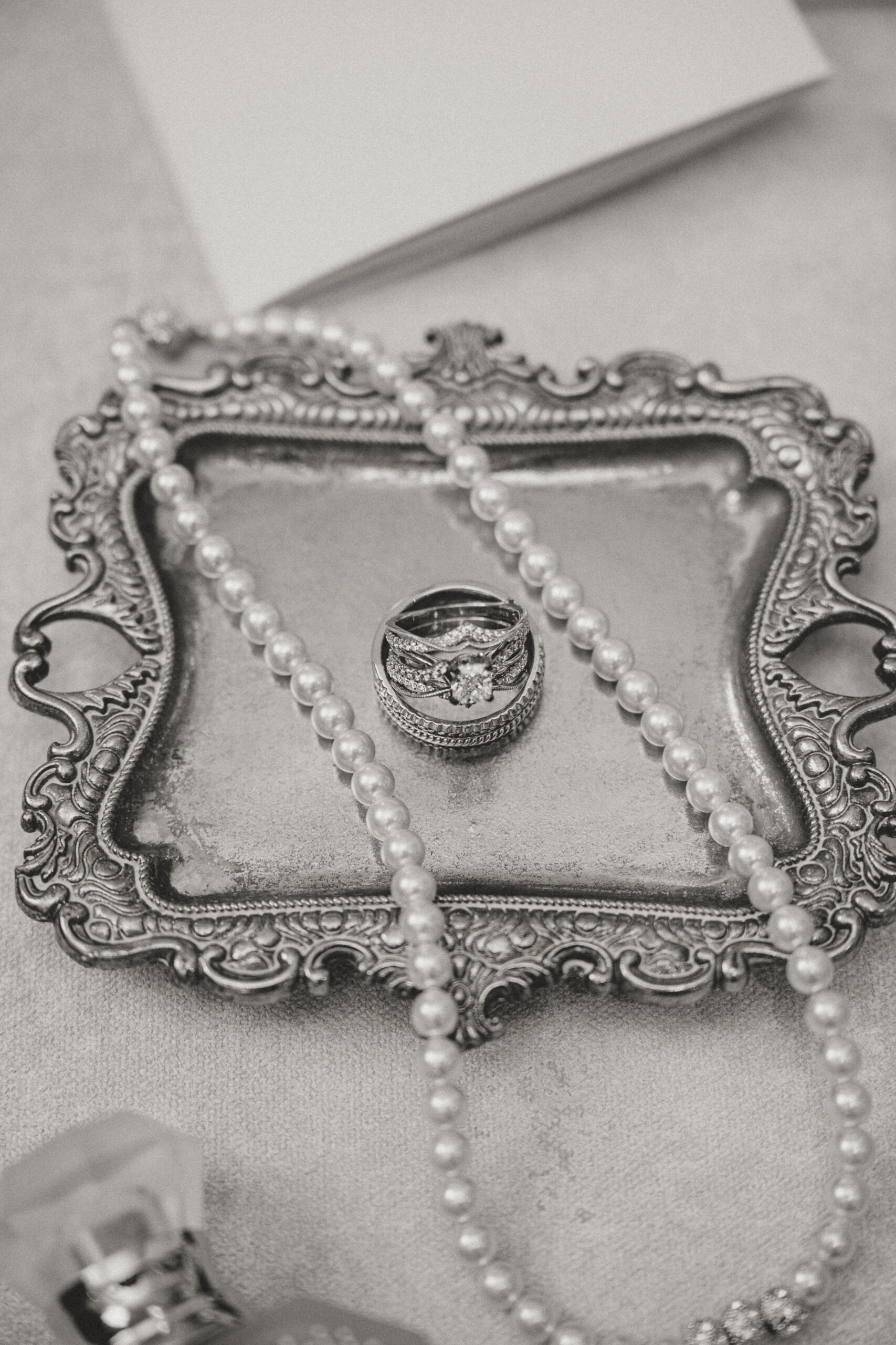 ring details at Stage House Inn